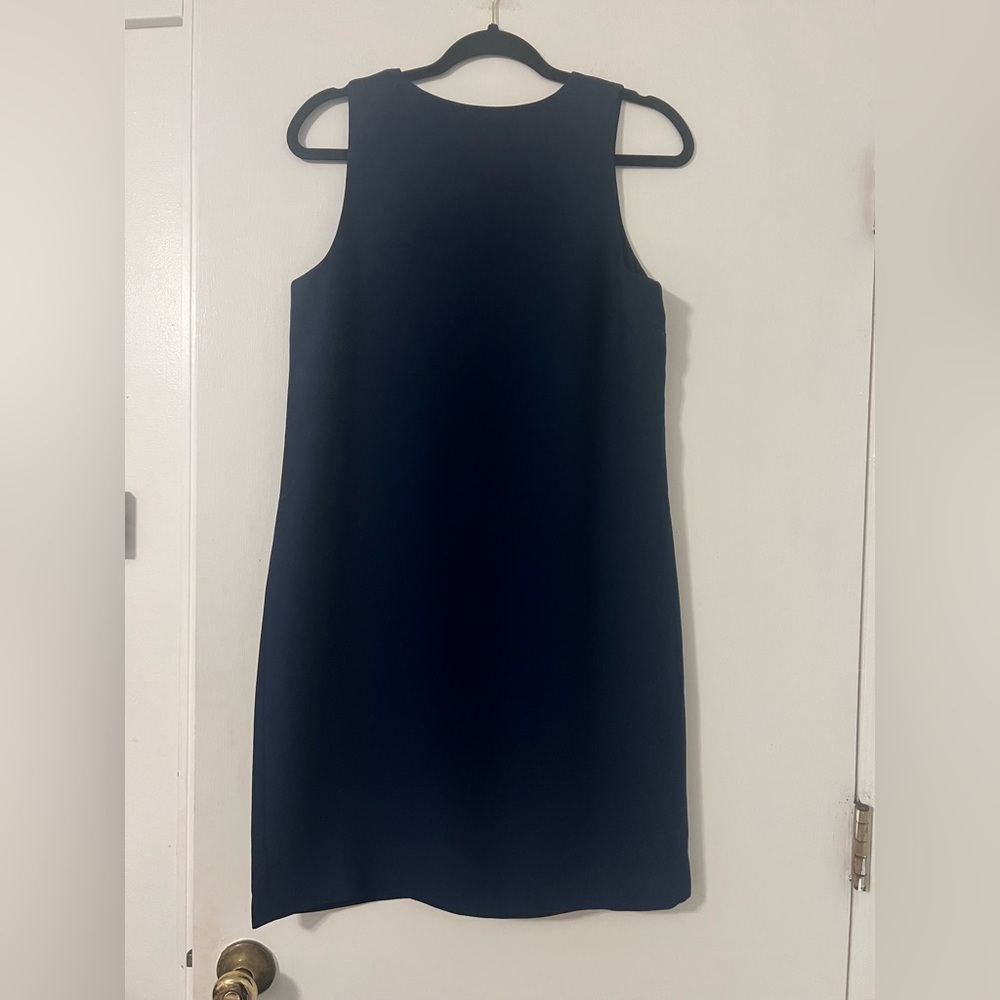 NWT Lauren Ralph Lauren Classic Navy sleeveless dress size 6 (W131) - Picture 6 of 11